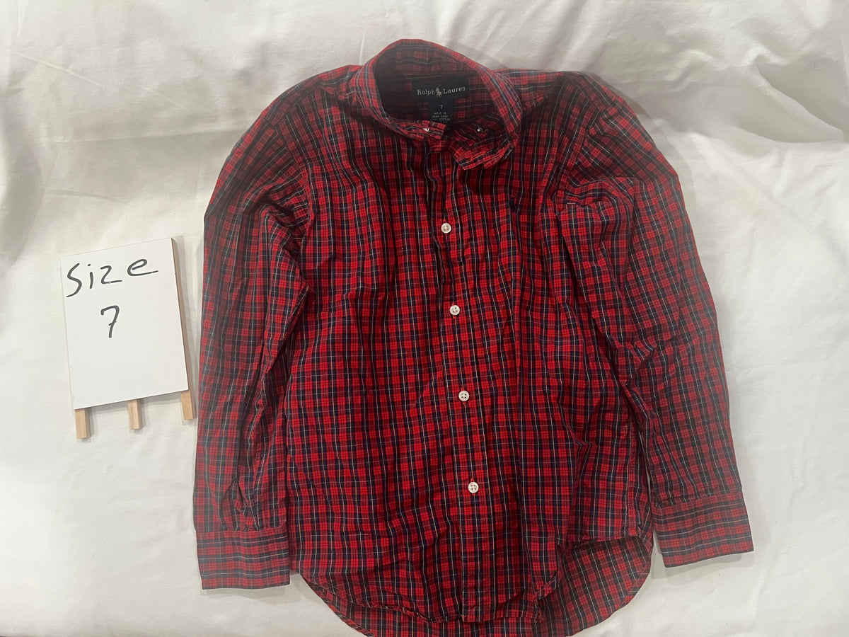#24 size 6 Ralph Lauren button down shirts (4)