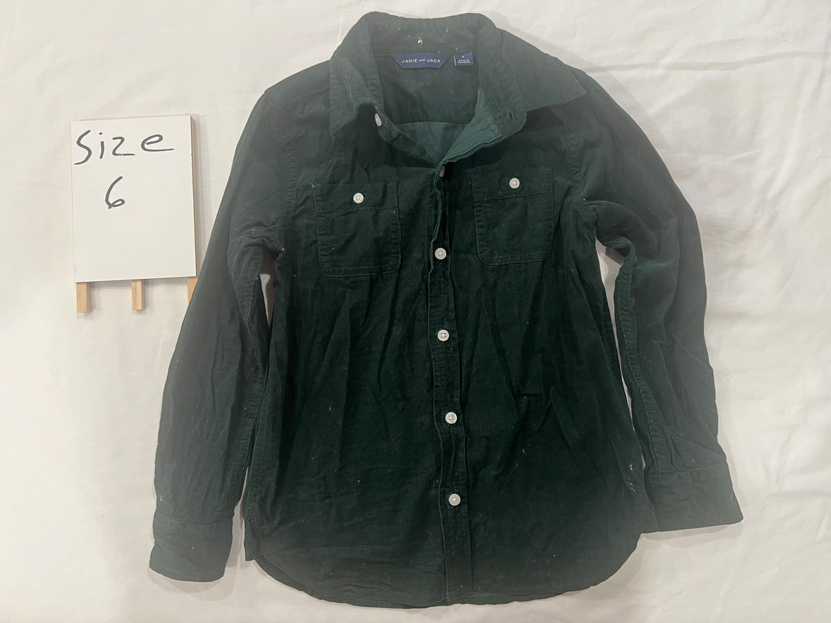 #24 size 6 Janie and jack button down