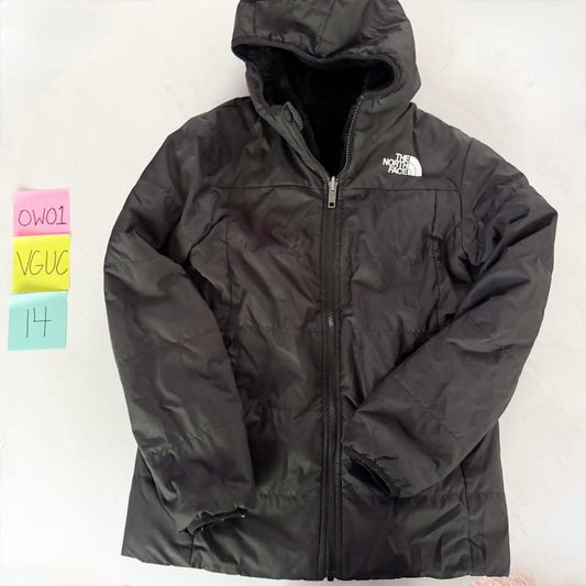 Seller 196- girls reversible Northface parka 14