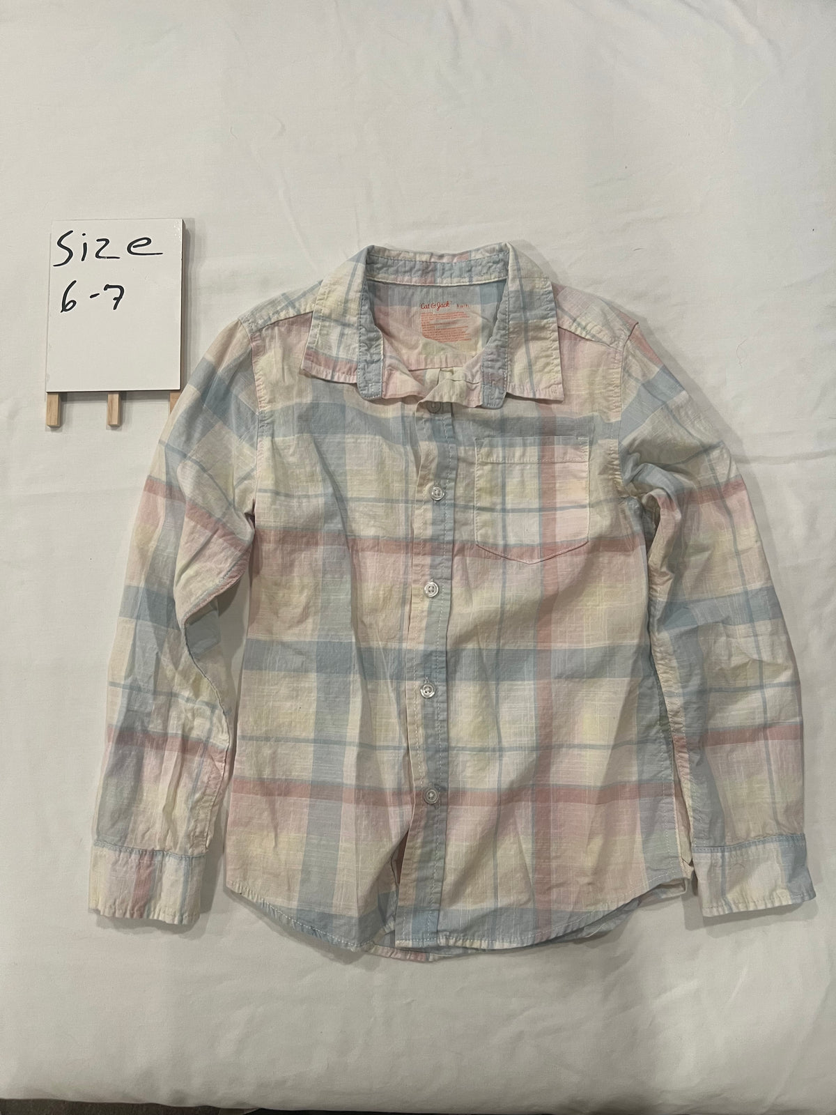 #24 size 6-7 button down