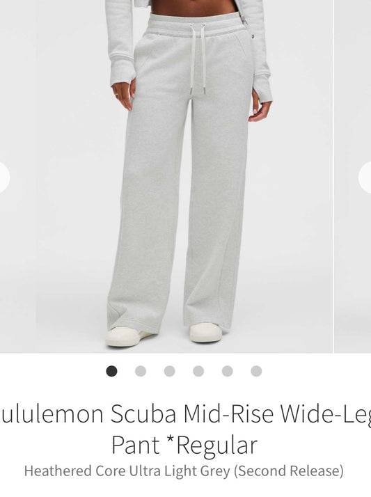 #130 Lululemon sz XL Wide Leg Scuba Pants