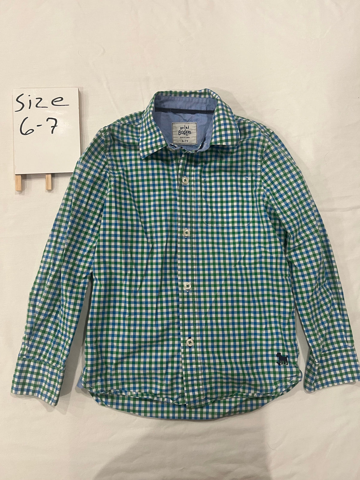 #24 size 6-7 Biden button down