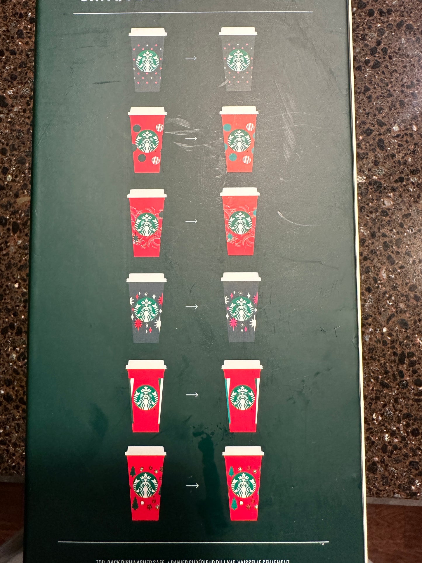 #73b NWT Starbucks reusable cups