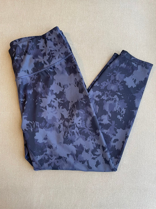 Seller #12 | Lululemon DUPE | Black and Dark Purple 7/8 Length, Yoga Pants | EUC | Size XL