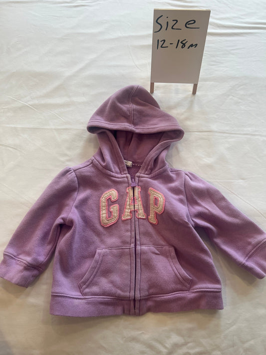 #24 size 12-18 months gap zip hoodies (2)