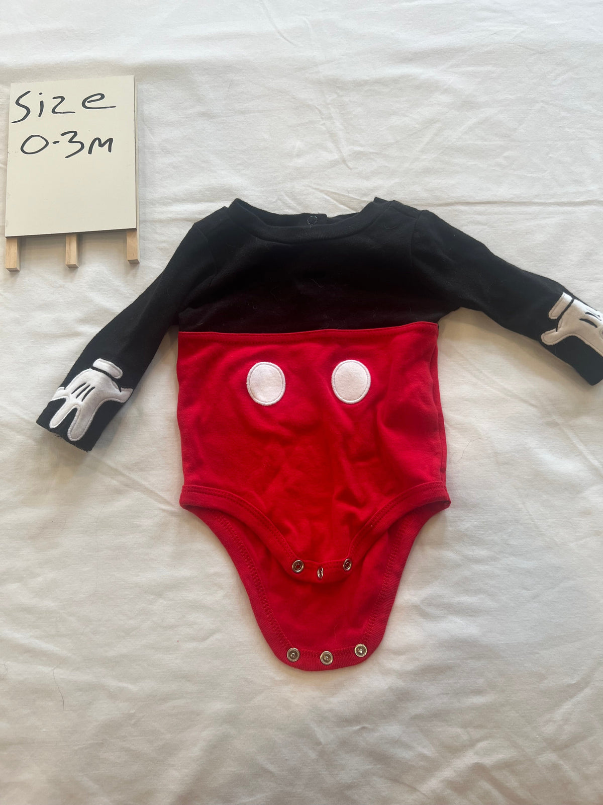 #24 0-3 months Mickey Mouse costume from the Disney store