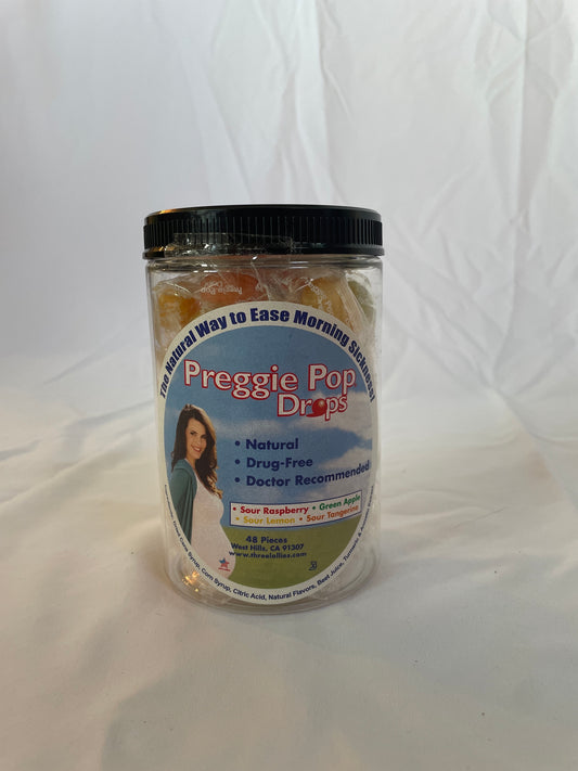 #107 - Brand new Preggie Pop Drops for morning sickness, pregnancy