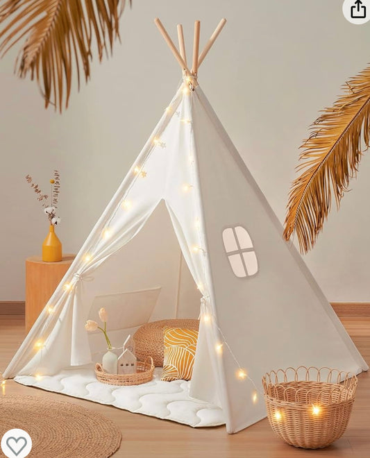 *REDUCED* Tiny Land Teepee Tent with Lights