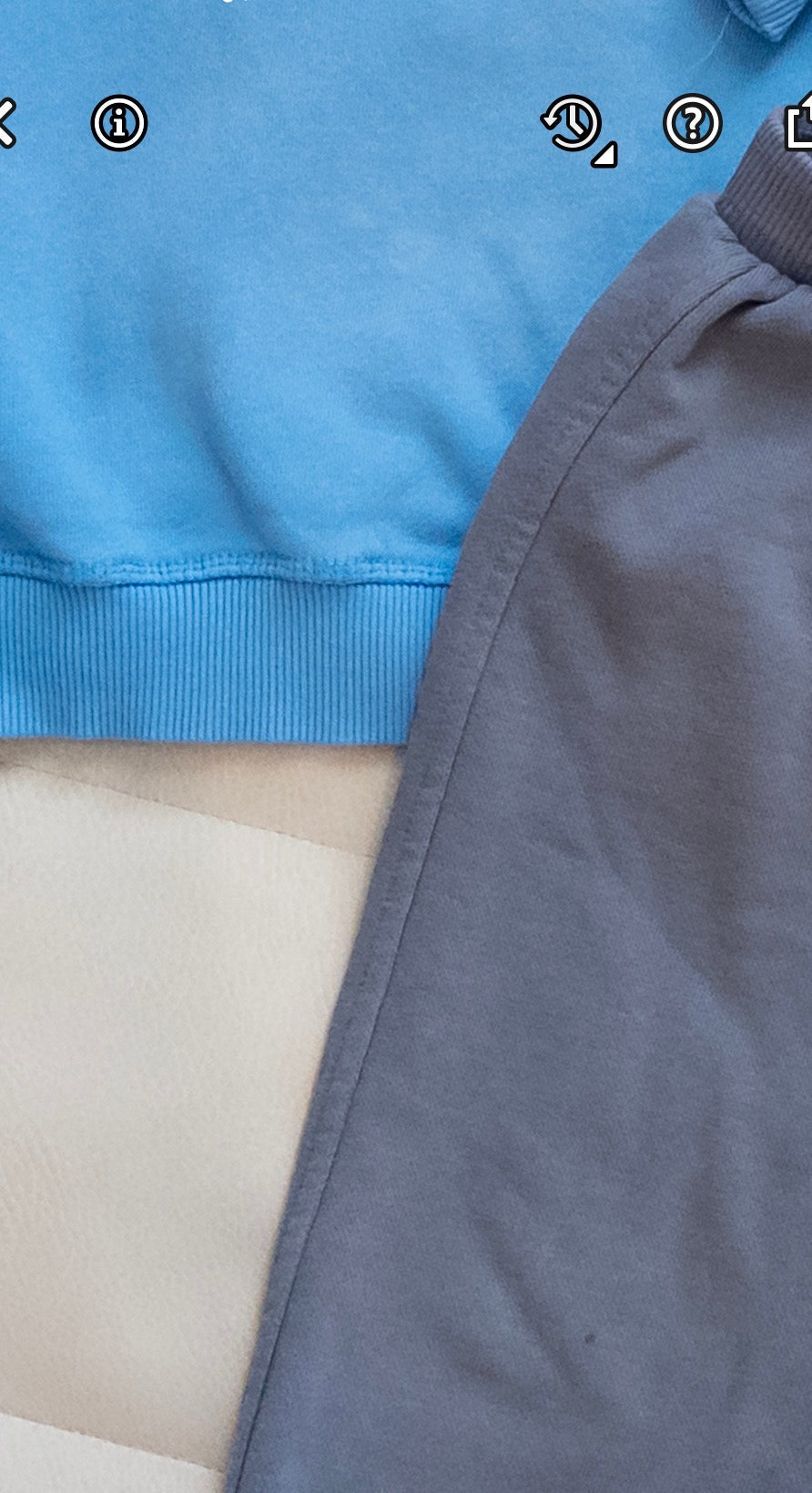 #37 Zara 3-4Y Blue Sweatshirt, Gray Sweatpants - GUC