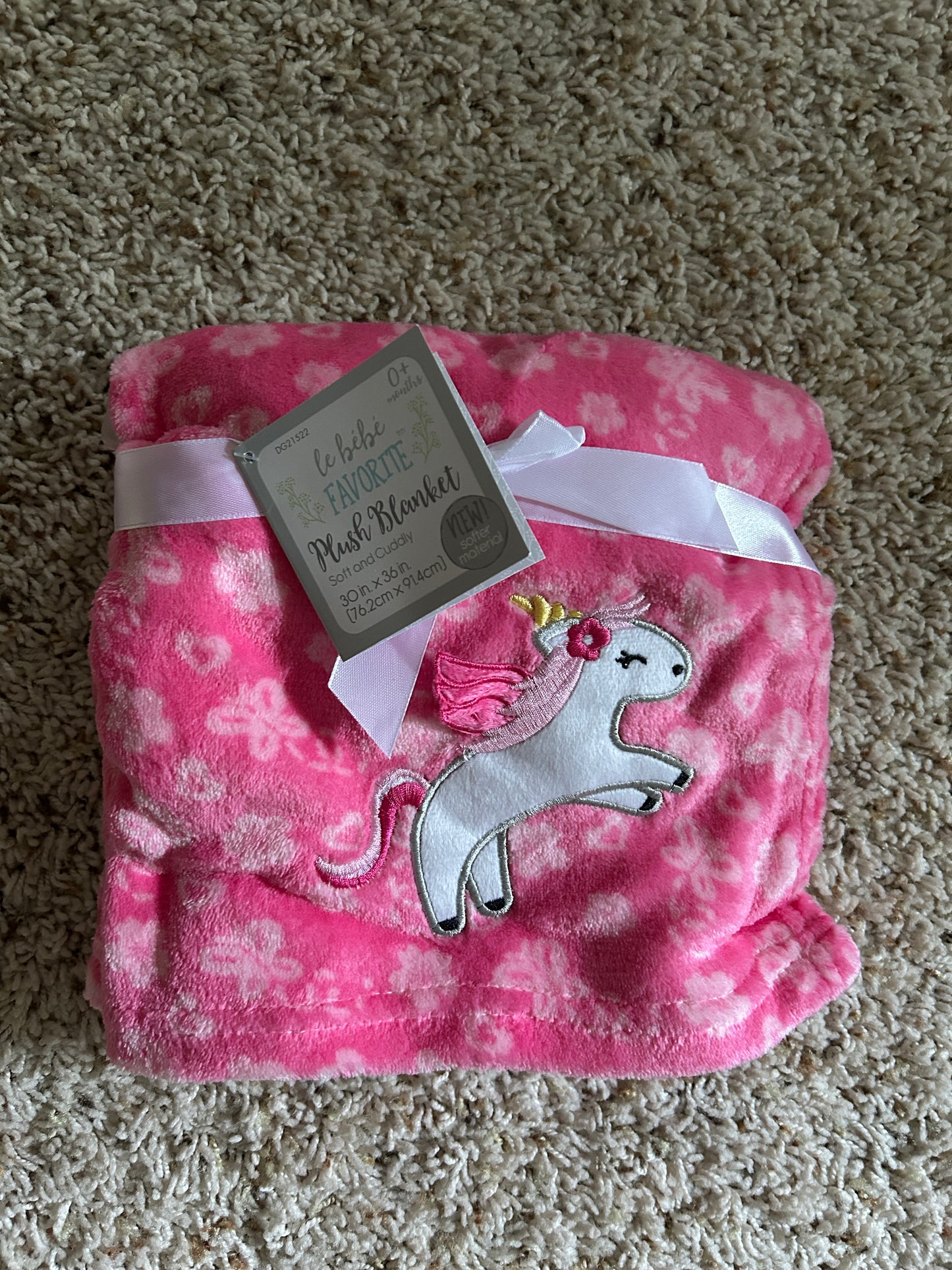 Seller #5 - Girls Unicorn Plush Blanket