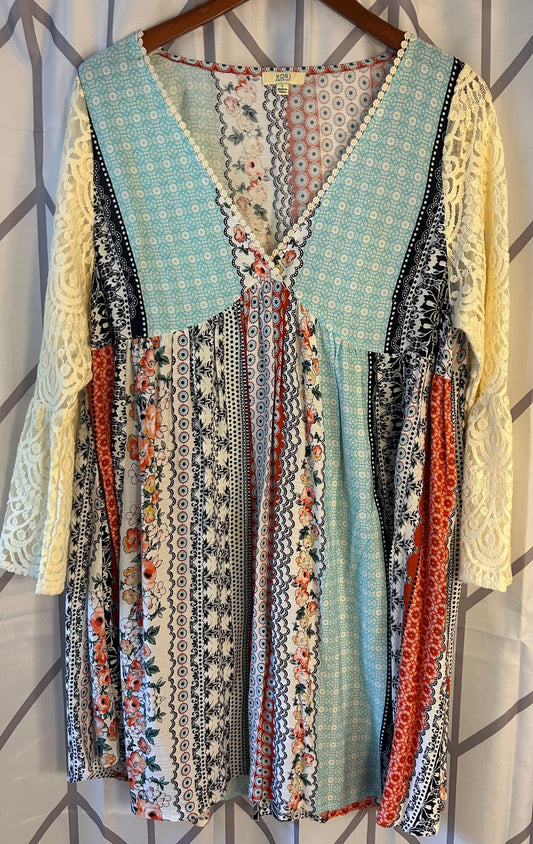 #18 Reduced! boho dress Kori women’s L