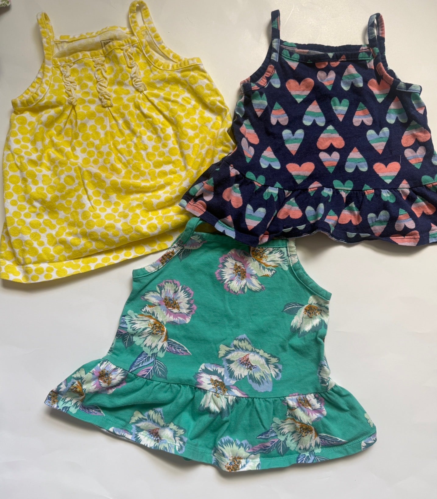 #116 Carter’s tank top bundle girls 12 months