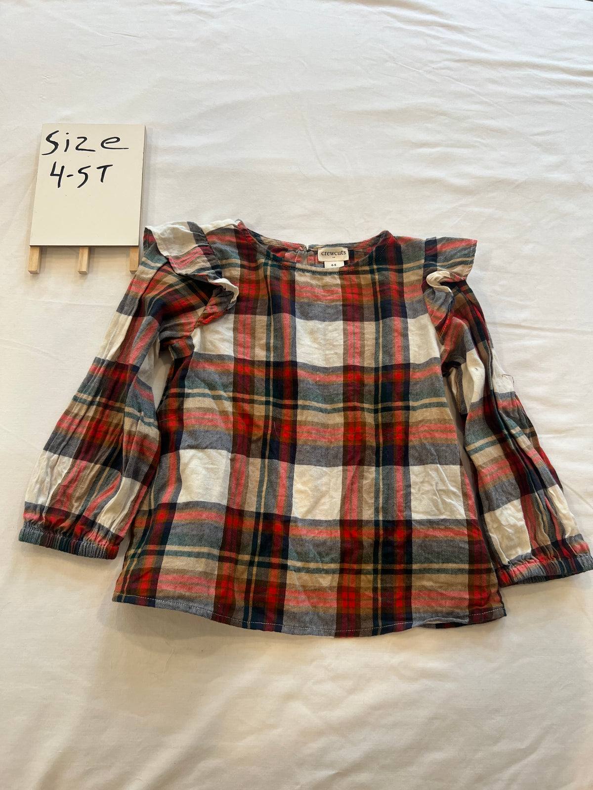 #24 size 4-5T crewcuts long sleeve