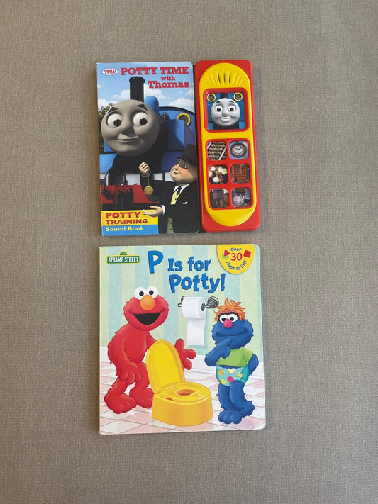 Seller #12 | Set of 2 Interactive Potty Time Books
