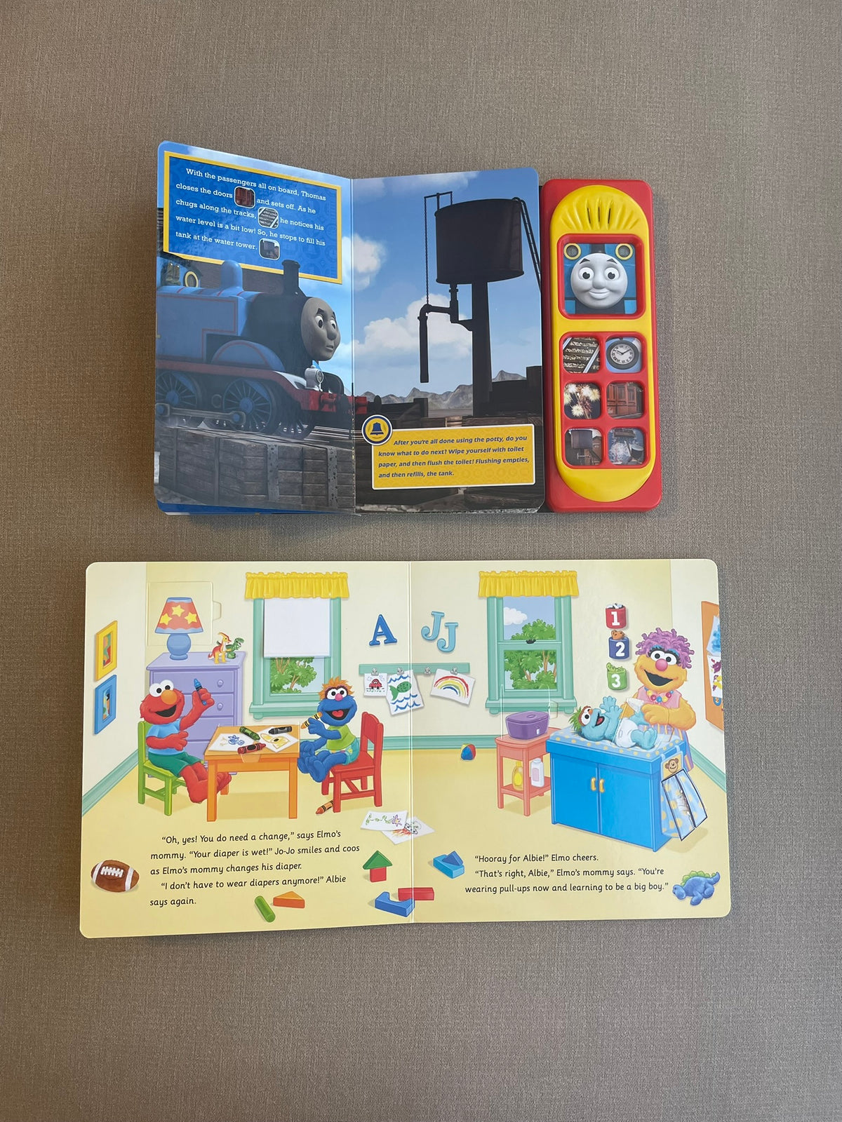 Seller #12 | Set of 2 Interactive Potty Time Books