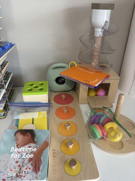 #138 - Lovevery the Babbler Play Kit (months 13, 14, and 15)