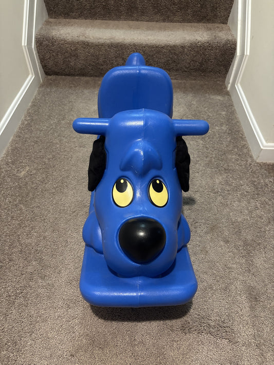 #138 - Blue Rocking Dog