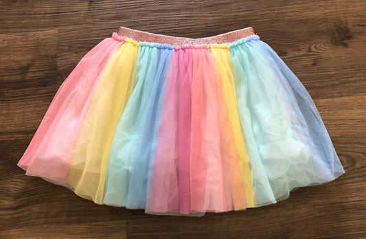 #82 Rainbow girls skirt size 6