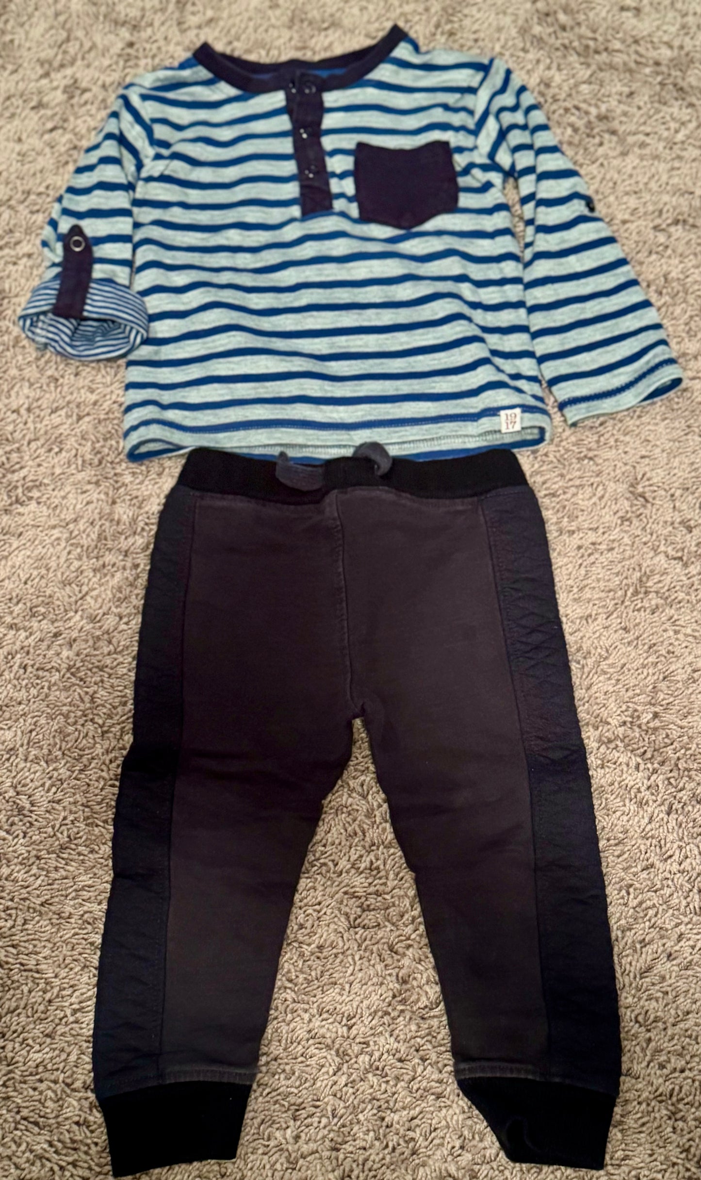 Sovereign Code Boys 24m Long Sleeve and Pants Set