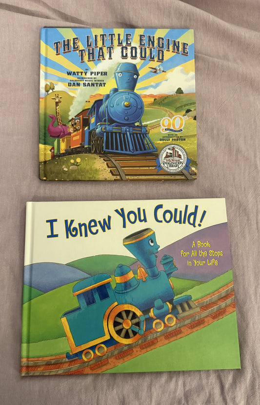 #211 REDUCED The Little Engine That Could/I knew you could do it! Book Bundle