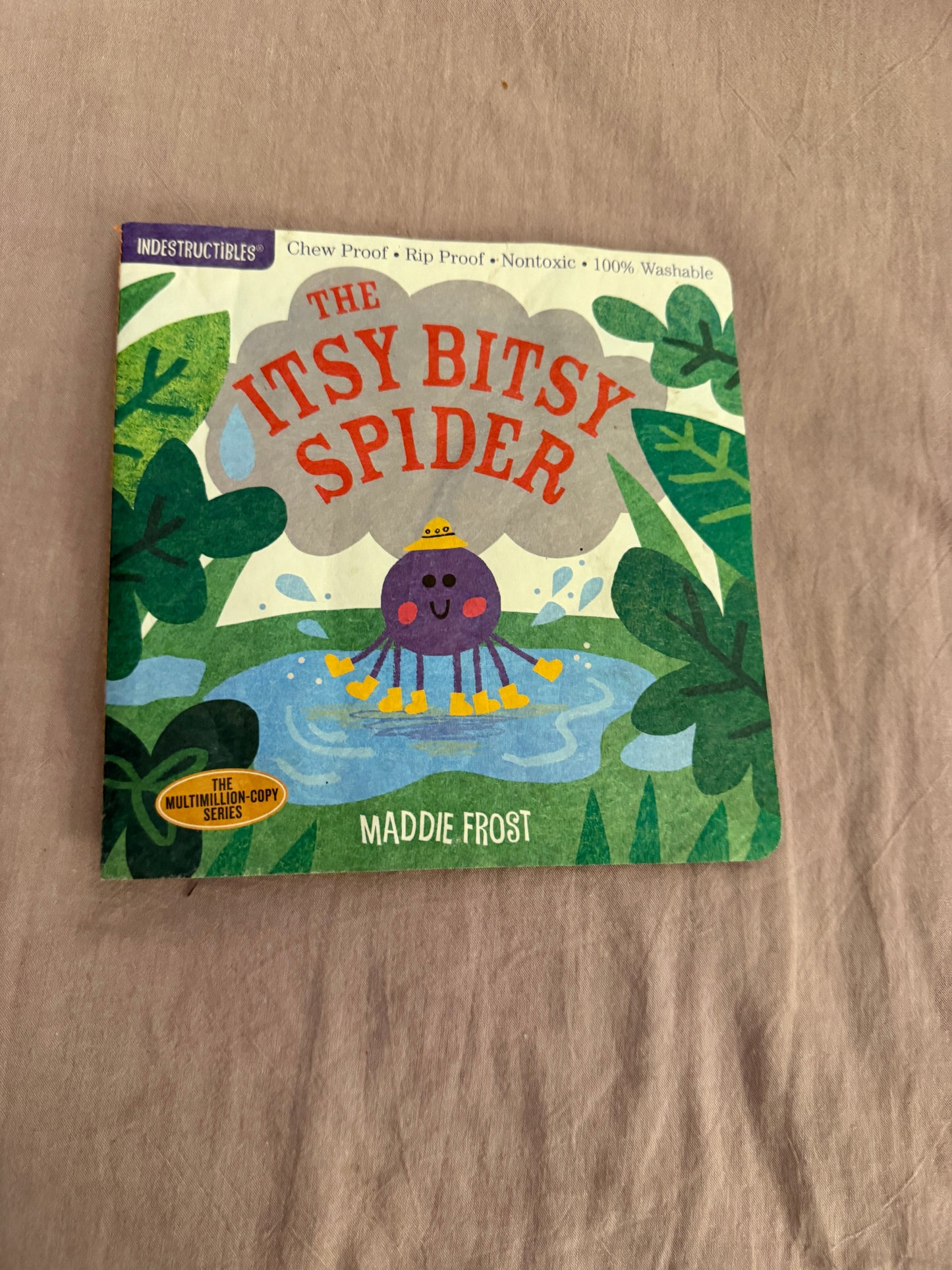 #211 REDUCED Indestructibles Itsy Bitsy Spider Book