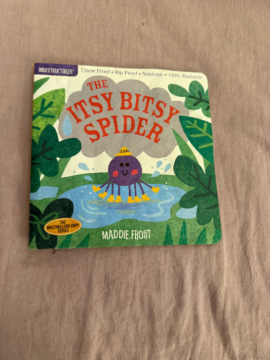 #211 REDUCED Indestructibles Itsy Bitsy Spider Book