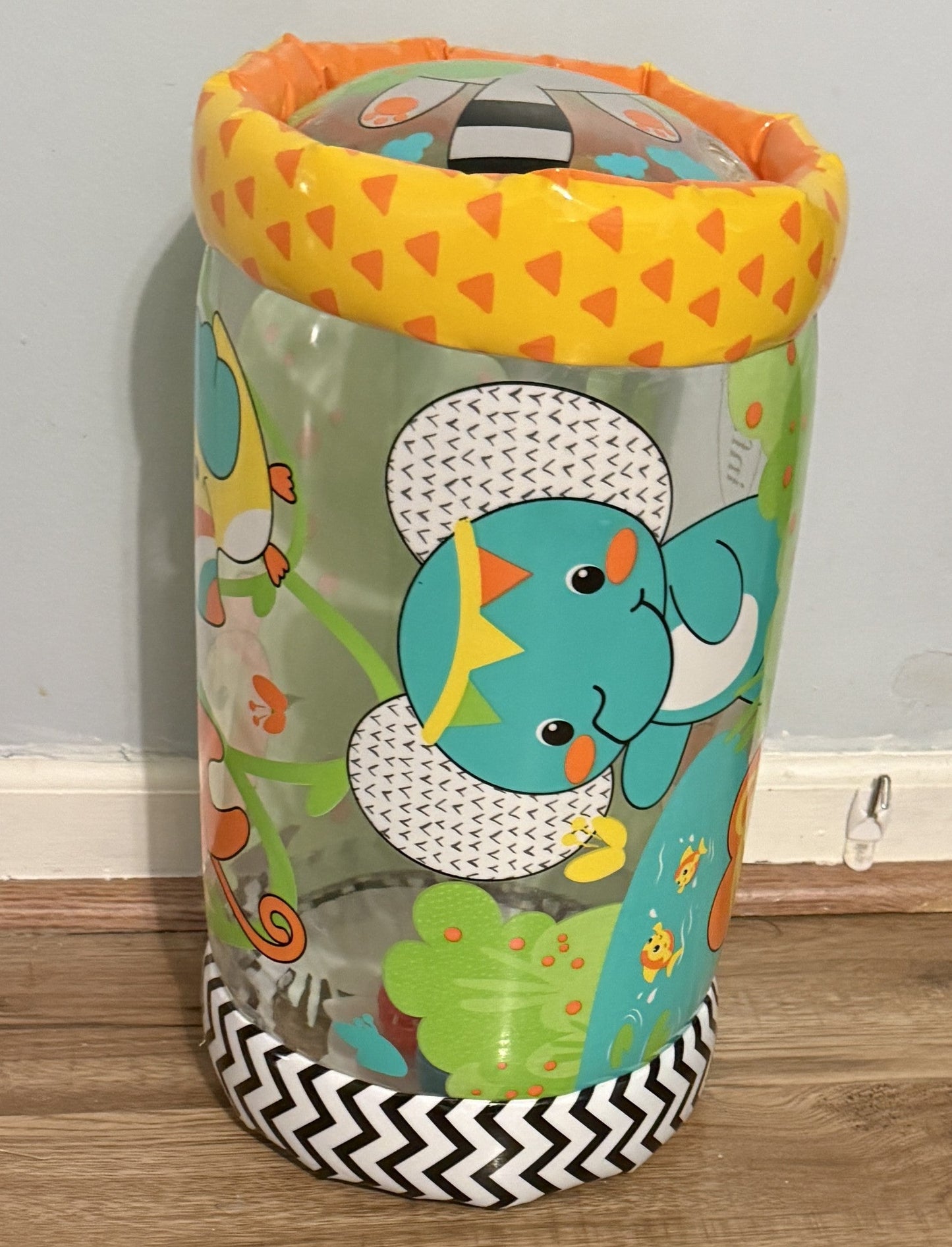 #211 REDUCED Infantino Blow Up Roller Toy