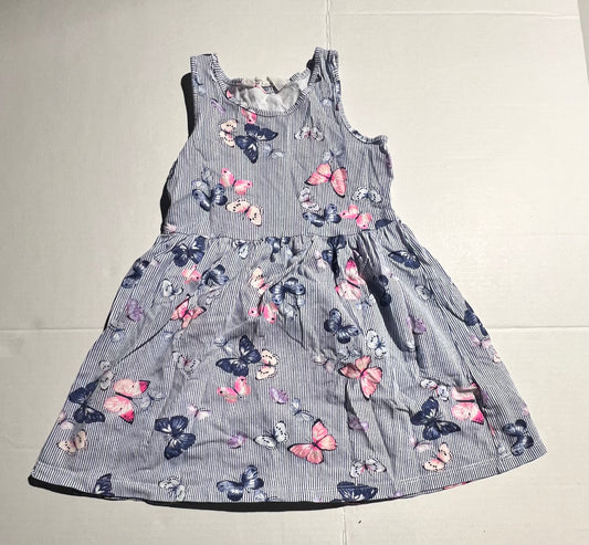 #100 Girls 2-4Y H&M Butterfly Dress
