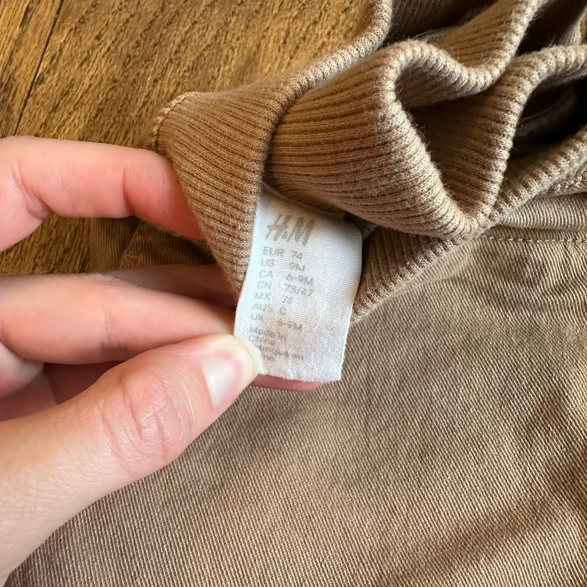 #113	EUC Boys Jean and Khaki Pant Bundle, size 6-12 months