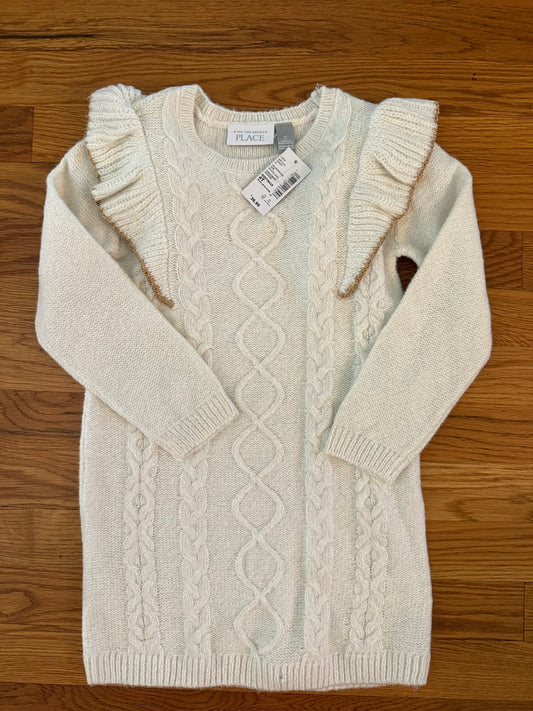 Seller #152 - NWT Gymboree girls size 5T sweater dress with gold accent
