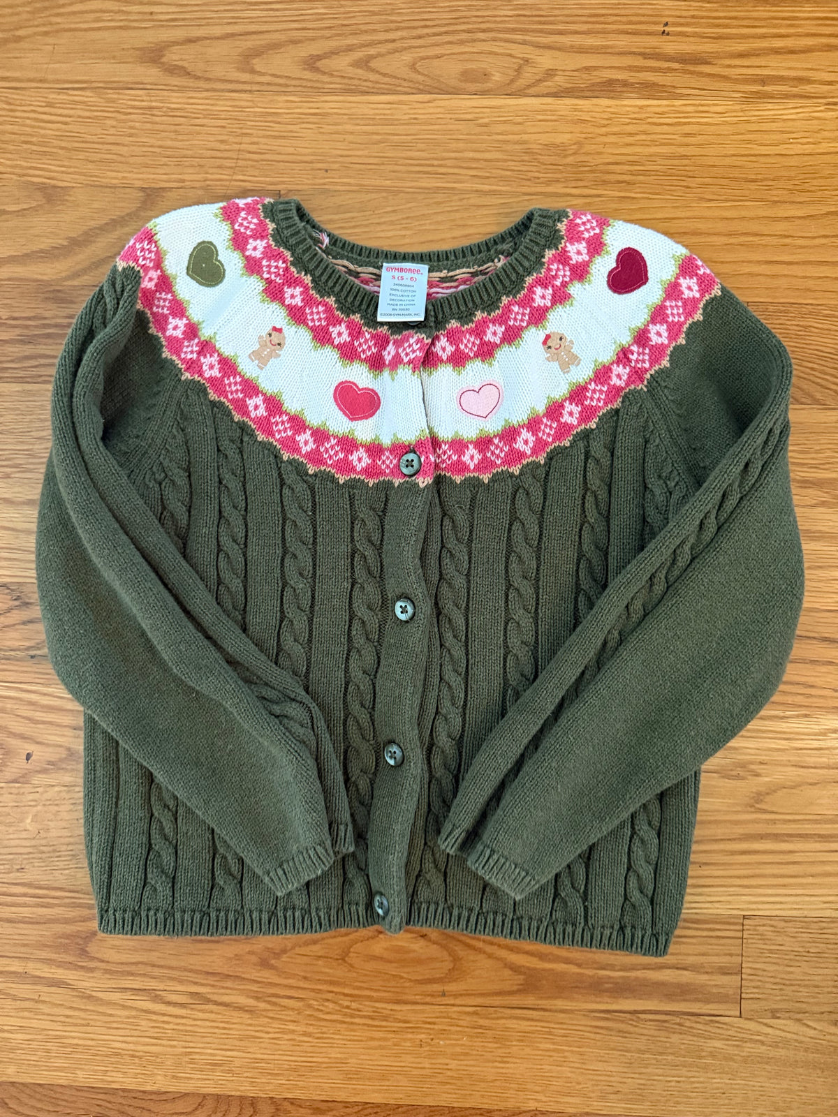 Seller #152 - EUC Gymboree girls size S (5-6) button up sweater