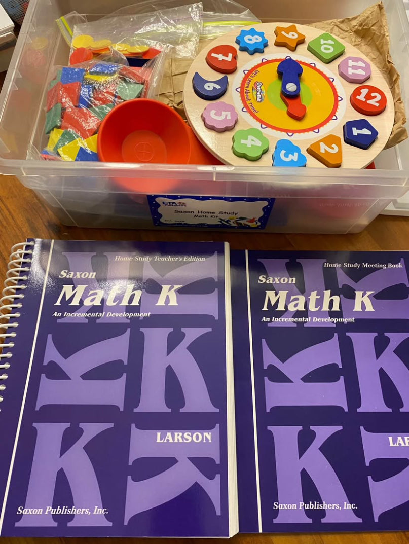 #63-Saxon math kindergarten