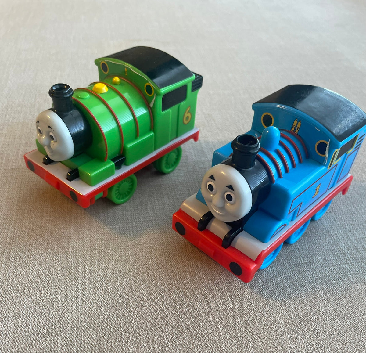Seller #12 | Thomas and Friends Pull Back & Go Percy and Thomas Plastic Trains