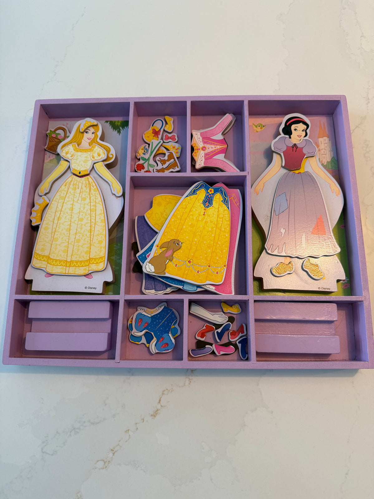 #133 Melissa and Doug princess magnetic dress up