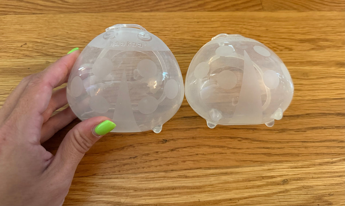 Seller #152 - 2 Haaka ladybug milk catchers