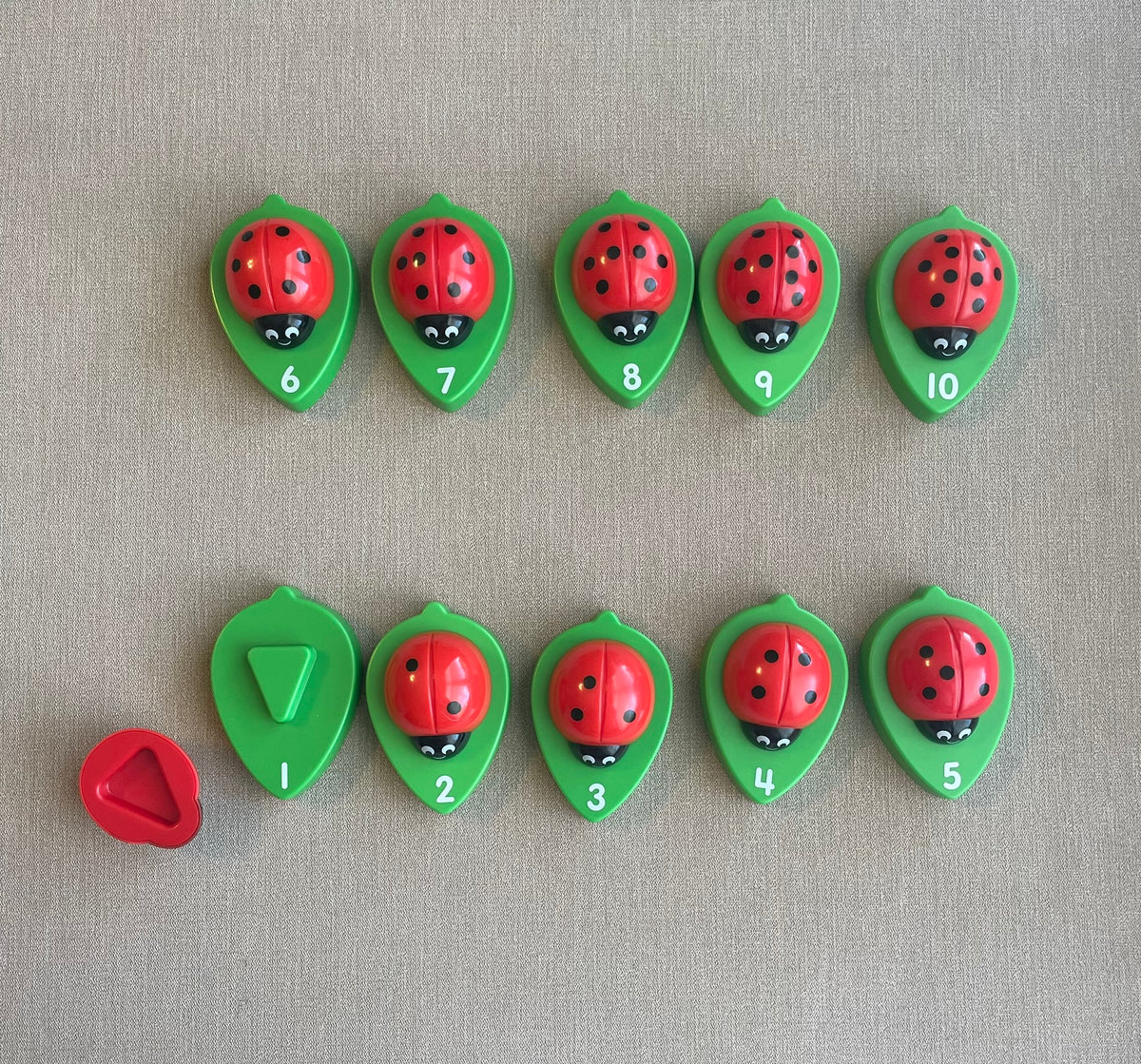 Seller #12 | Lakeshore Learning | Ladybug Number/Shape Match | EUC