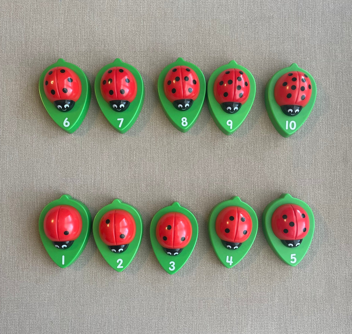 Seller #12 | Lakeshore Learning | Ladybug Number/Shape Match | EUC