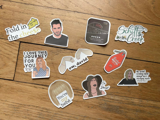 Seller 128 - Schitt's Creek Waterproof Vinyl Decals/Stickers