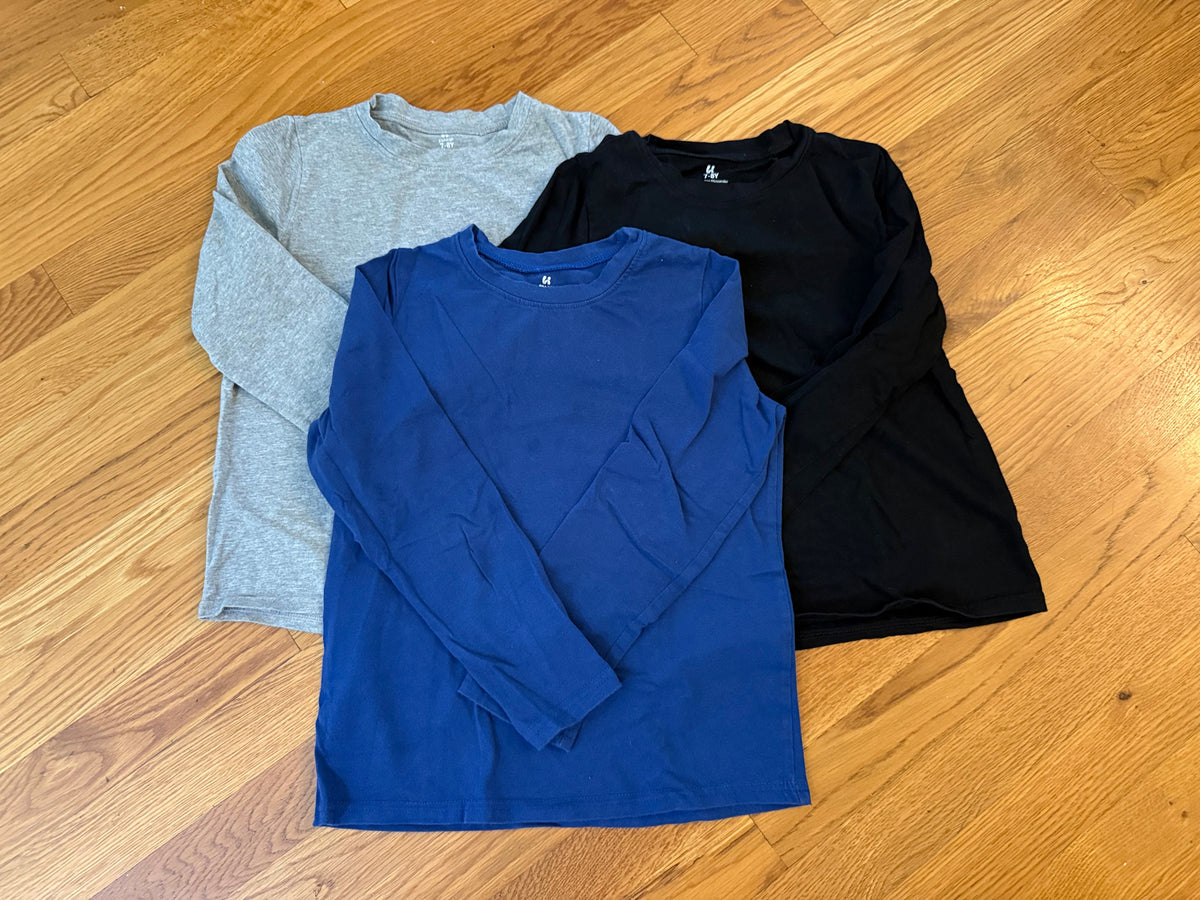 Seller #152 - set of 3 boys size 7-8 long sleeve shirts
