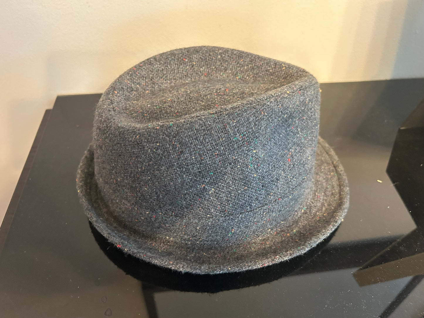 #18 gray fedora hat boys size 3/4
