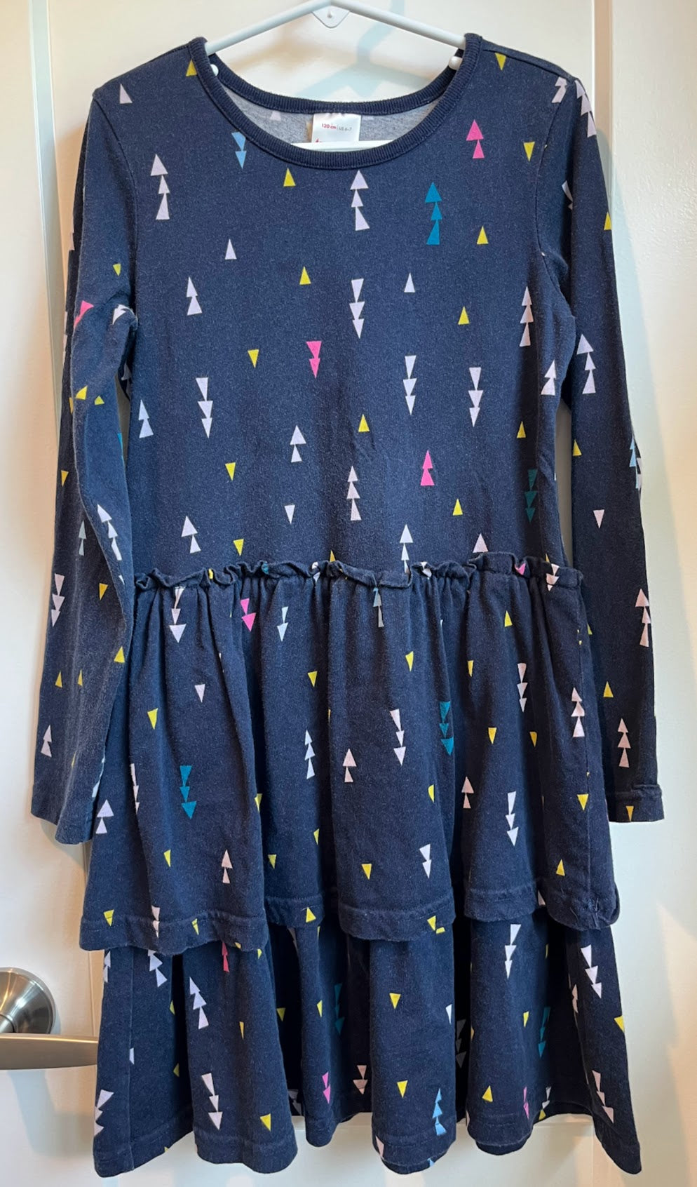 Seller #60 Hanna Andersson Tiered Dress Girls Size 6/7 120