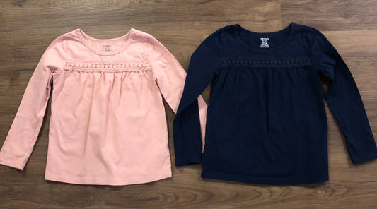 #137 Carter’s kid girls shirts size 7