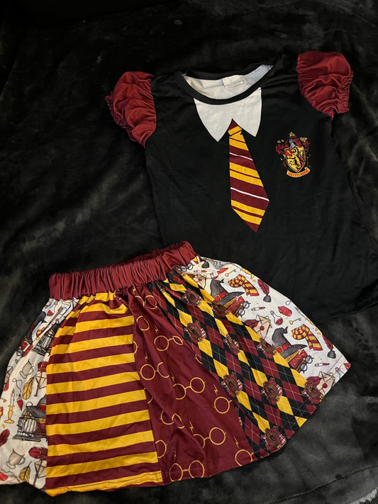 Harry Potter 2 Piece Skirt Outfit NEW 14/16