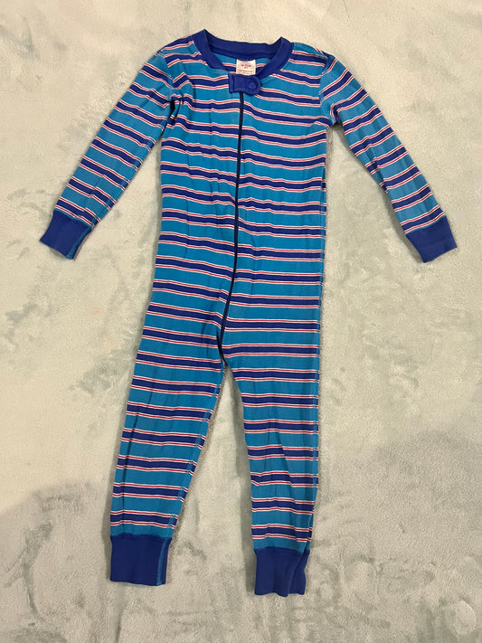 #5 Hanna Andersson Boys Zip Up Long John Pajamas 3T