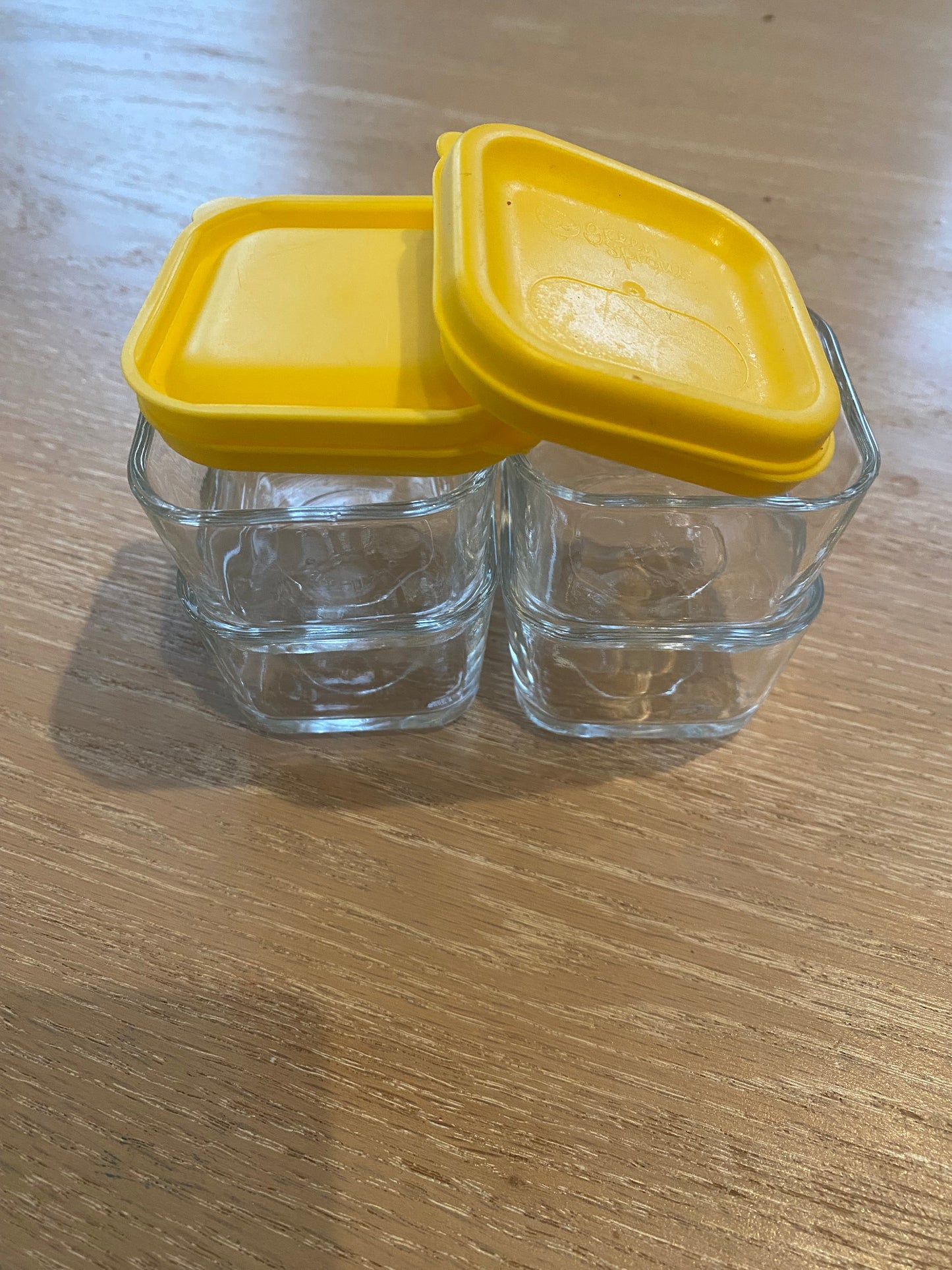 Glass baby food containers PPU Mariemont