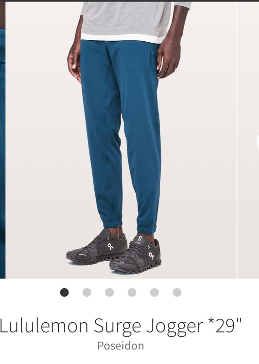 #130 Lululemon Mens Sz S Surge Jogger Pants