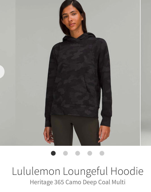 #130 Lululemon Loungeful Camo Hoodie