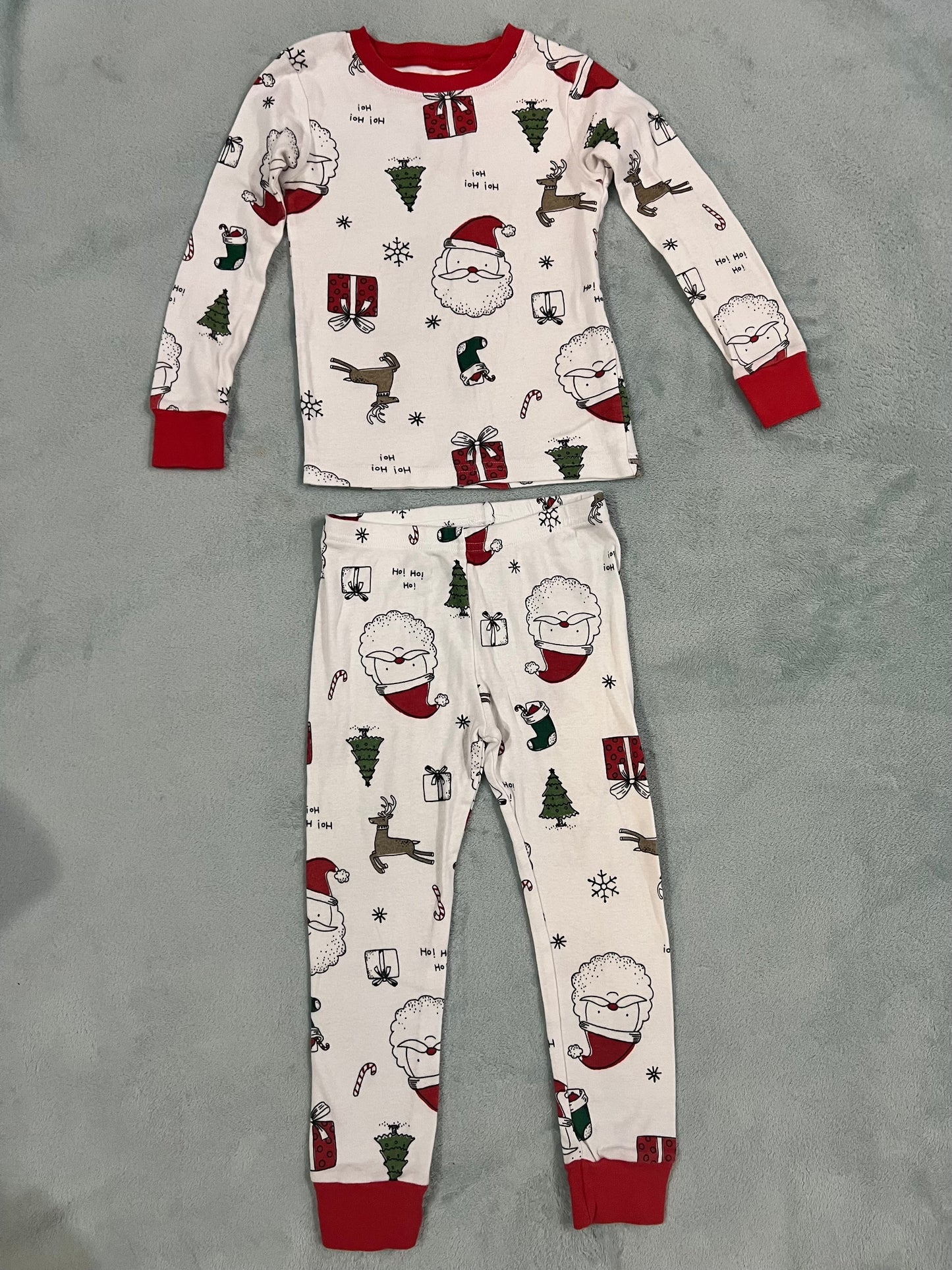 #5 Carters Gender Neutral Christmas Pajamas 4t