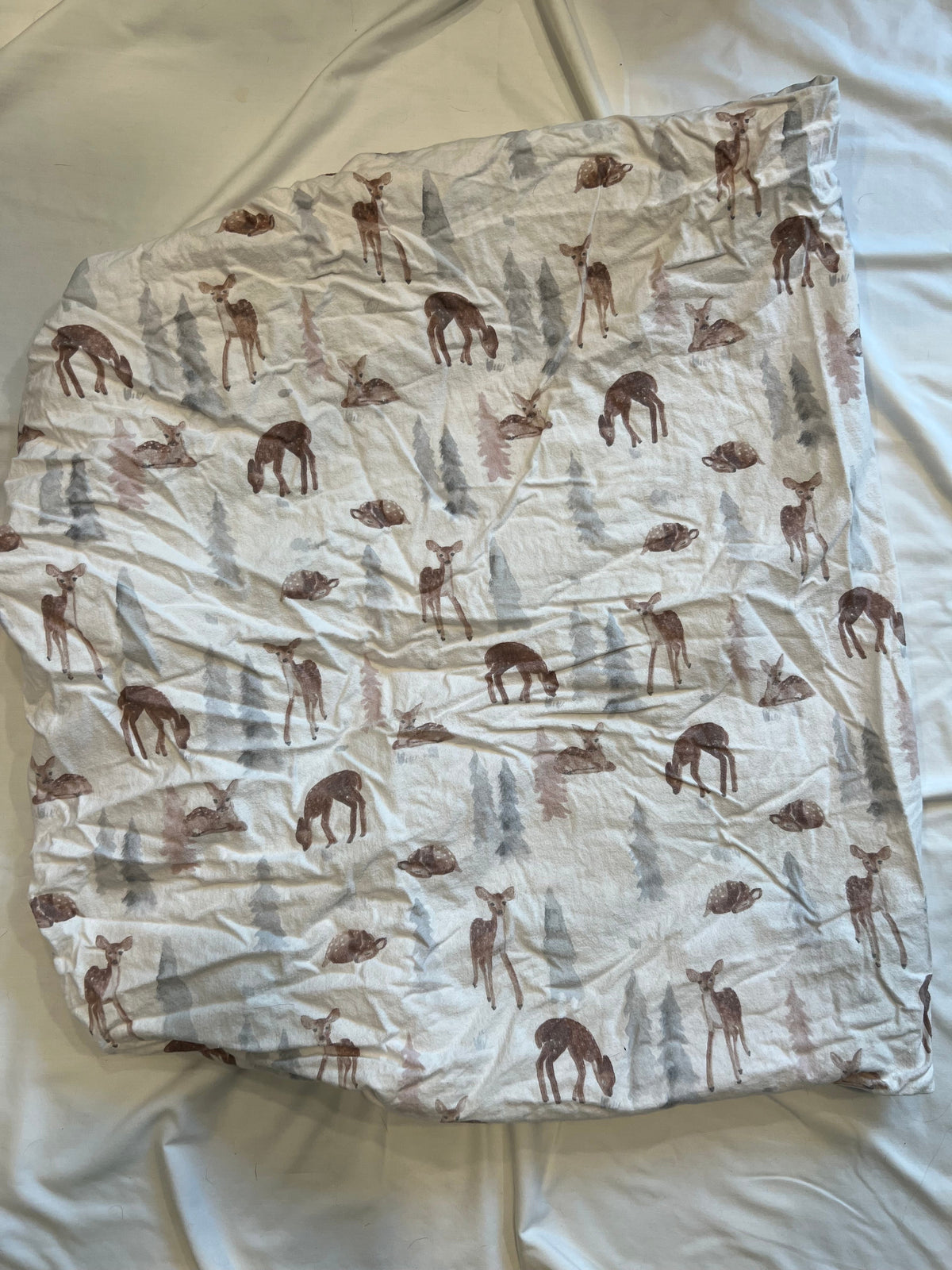 #24 Potterybarn flannel crib sheet