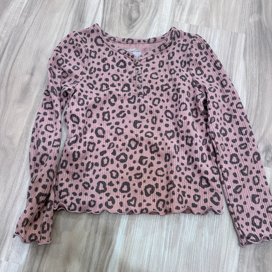 Seller 147 | reduced Girls Size S 6/7 | cat and Jack animal print top